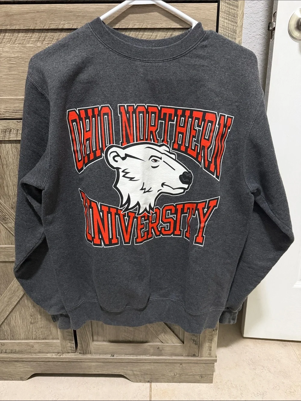 Champion Dark Gray Ohio Northern University Crewneck